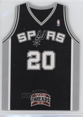 2012-13 Panini Threads Team Threads Die-Cut Manu Ginobili #6 HOF - Image 1 of 2