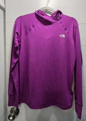 Sudadera con capucha para mujer The North Face Adventure Sun púrpura talla pequeña Foto 1 de 4