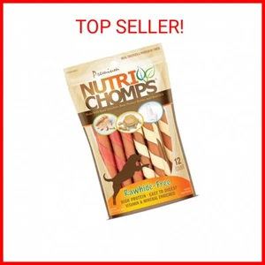NutriChomps Dog Chews, 5-inch Twists, Easy to Digest, Rawhide-Free Dog Treats, 1 - Picture 1 of 2