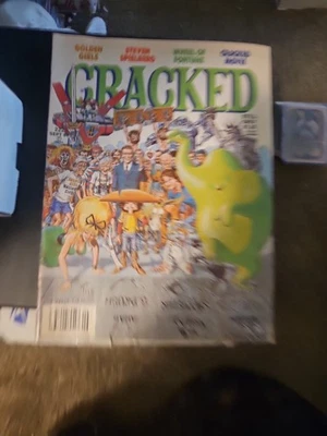 Cracked Magazine Sept 1986 #222 Golden Girls Steven Spielberg Wheel Of Fortune - Image 1 of 4