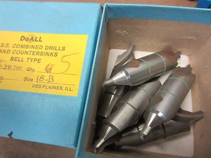 1 pcs DOALL #18-B Bell Combined Drill & Countersink 60 Degrees HSS 341710 USA - Picture 1 of 1