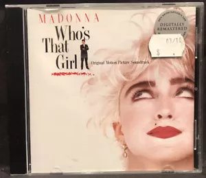 MADONNA Who's That Girl CD SOUNDTRACK GERMANY *Disc Mint* FAST FREE POST - Imagen 1 de 3