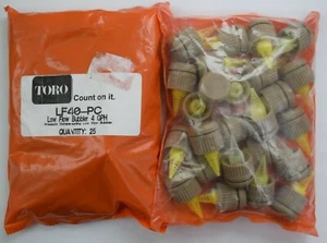 25 x Burbujeador de goteo de riego de bajo flo compensador de presión Toro LF40-PC 4 GPH - Imagen 1 de 3