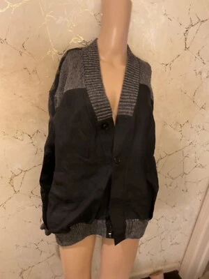 Cardigã/jaqueta/top/sweater masculino vintage preto/cinza BELTRAMI of Italy US$ 1.100. ” - Imagem 1 de 4