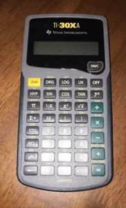 TI-30XA Texas Instrument Scientific Math Used Calculator Missing Cover - Picture 1 of 8