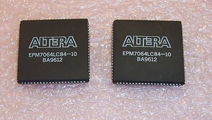 QTY (5)  EPM7064LC84-10 ALTERA  84 PIN CPLD PLCC CLEAN SOCKET PULLS REFURBISHED - Picture 1 of 1