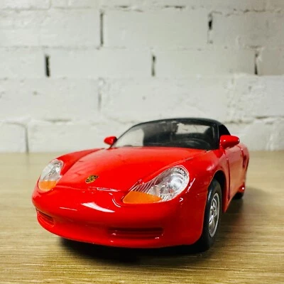 Porsche Boxster Convertible Red Welly Diecast Model Car 1:32 12cm - Image 1 of 4