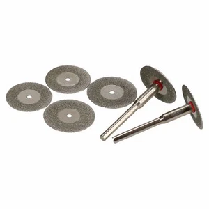 Diamond Cutting Disc Rotary Tool 6pc Mini & Drills Hobby Crafts TE723 - Picture 1 of 4