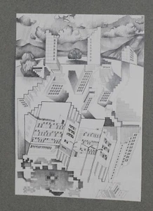 Kiril Nedyalkov (1940-2023) Pencil painting Socialist Realism signed - Picture 1 of 6