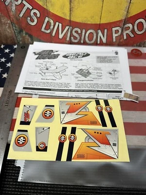 Air Hogs Aero Ace RC Plane: DECALS and MANUAL NEW USA SHIP - Image 1 of 4