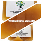 African Black Soap And Shampoo Bar, Enriched With Shea Butter And Lavender
