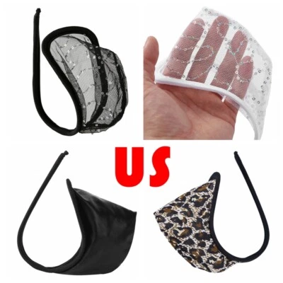 Herren Mini C-String unsichtbar C-Riemen Bikini Slip Beutel Verstärker Unterwäsche - Bild 1 von 2