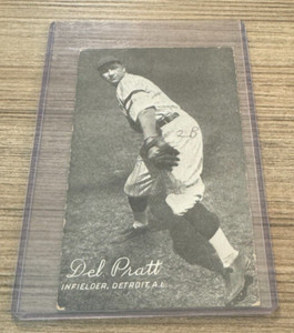 1923-24 Exhibits Baseball DEL PRATT DETROIT TIGERS