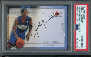 2000-01 Fleer Allen Iverson Auto /250 PSA Authentic 9 Auto - Bild 1 von 2