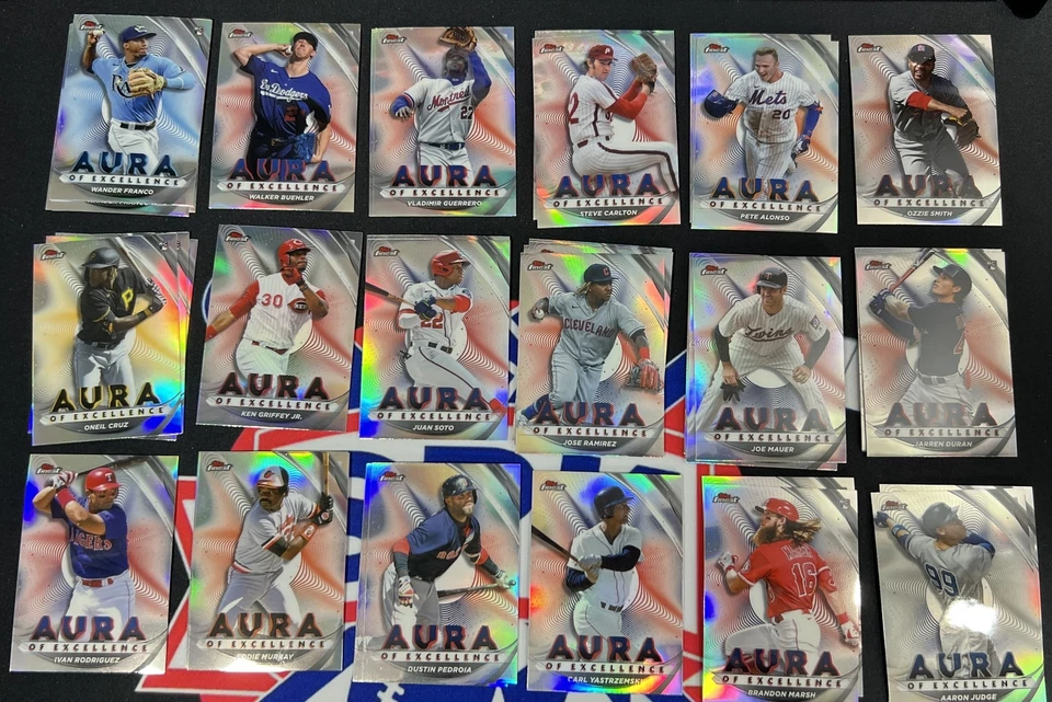 2022 TOPPS FINEST AURA OF EXCELLENCE INSERT YOU PICK FROM LIST - Image 1 of 1