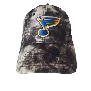 Adidas Para Hombre Sombrero St Louis Azul Hockey NHL Azul Nota Gris Camuflaje Camionero Ajuste - Imagen 1 de 7