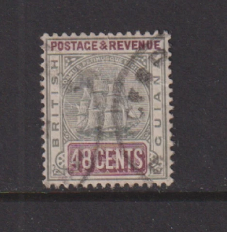 British Guiana - #144a used, cat. $ 50.00 Cover