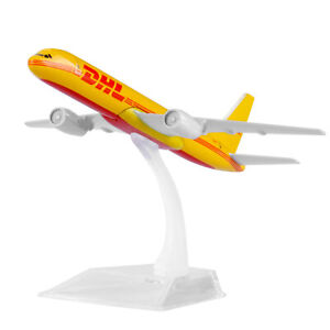 Airplane Model Diecast Plane 16cm DHL B757 1:400 Alloy Airplane Model Collection
