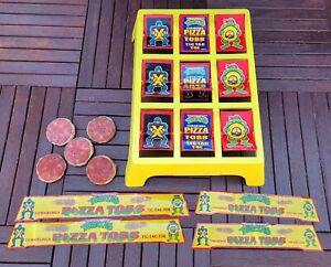 1991 Teenage Mutant Ninja Turtle Remco TMNT Tic Tac Toe Game Pizza Toss 