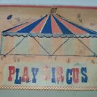 Antique/Vintage BigTop Play Circus Puzzle Cutout Action Game Cardboard Paper