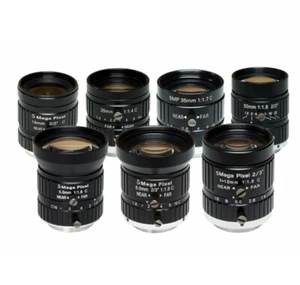 Objetivo cámara industrial FA 2/3" HD 5MP 8 12 16 25 35 50mm montura C visión artificial - Imagen 1 de 19