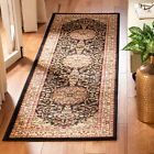 Lyndhurst Collection Runner Rug - 2&#39;3&quot; x 6&#39;, Black &amp; Ivory, Traditional Orien...