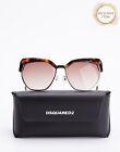 RRP?230 DSQUARED2 Kourtney DQ0253 Geometric Sunglasses Gradient Lenses