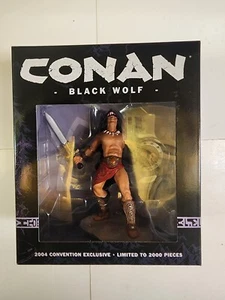 2004 Conan Black Wolf Figure Convention Exclusive Limited 2000 Pieces Dark Horse - Picture 1 of 7