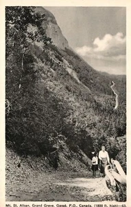 Vintage Postkarte 20er Jahre Mount St. Grand Avenue Gaspe Montreal Kanada - Bild 1 von 2
