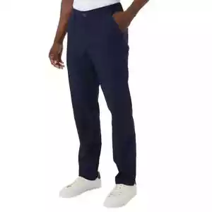 Pantaloni da uomo chino 32 gradi freschi vestibilità regolare elasticizzati tocco morbido - Foto 1 di 11
