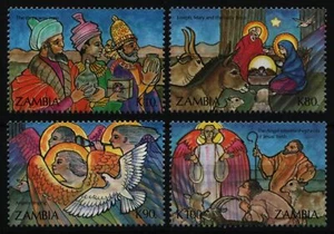 Zambia 1992 - Mi-Nr.o 611-614 ** - Estampillada sin montar o nunca montada - Navidad / Navidad - Imagen 1 de 1