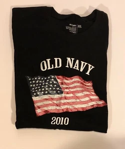 BRAND NEW 2010 Old Navy 2XL U.S.A Flag Shirt July 4th Independence FREE SHIPPING - Picture 1 of 4
