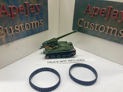 MATCHBOX Battle Kings K-107 155mm S.P. HOWITZER Diecast (TRACKS ONLY) - Image 1 of 3