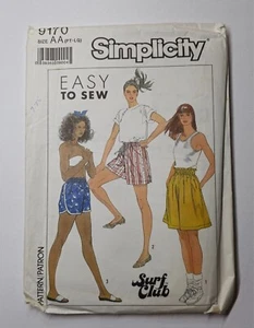 Simplicity 9170 - Women's Shorts - SIZES 6 to 24 - UNCUT Sewing Pattern - Picture 1 of 2