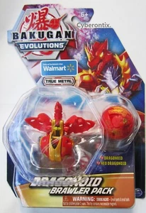 Bakugan Rojo PLATINO DRAGONOIDE Y NEO-DRAGONOIDE WALMART PAQUETE DE 2 Evoluciones NUEVO - Imagen 1 de 2