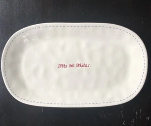 Plato para servir fiesta Rae Dunn 2018 estrellas y rayas 4 de julio - Imagen 1 de 5