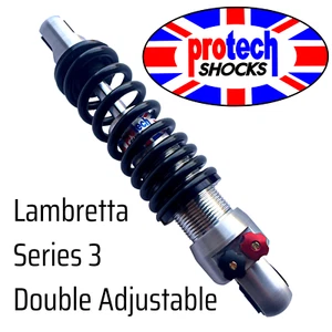 Double Adjustable Lambretta Series 3 / LI / TV / DL / GP Rear Shock Absorber - Picture 1 of 3