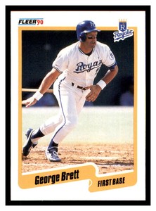 1990 Fleer #103 GEORGE BRETT Kansas City Royals ~C7P