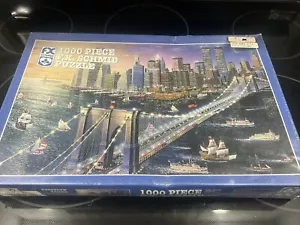 Rare - 1998 F.X. Schmid Brooklyn Bridge 1000 pc Puzzle - Brand New - Picture 1 of 7
