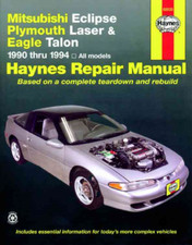 Mitsubishi Eclipse 1990-1994 Plymouth Laser Eagle Talon Haynes Workshop Manual