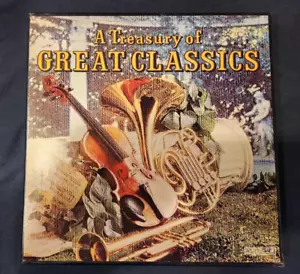 A TREASURY OF GREAT CLASSICS 10 ALBUM BOX SET 1978 P10 14678 CBS RECORDS - Picture 1 of 4