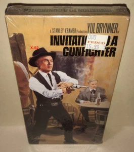 Yul Brynner Invitation To a Gunfighter vintage VHS video cassette tape western - Imagen 1 de 7