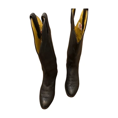 CARTER’S Boots Women's Size 5.5 Black Made In USA - Image 1 of 4