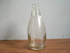Rare vintage "ESSO" Elephant kerosene 1 liter glass bottle of 40's.. - Picture 1 of 12