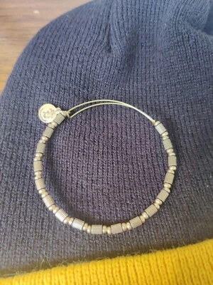  Brazalete Alex and Ani con cuentas tono dorado único  Foto 1 de 2