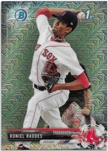 2017 Bowman Chrome Mega Box RONIEL RAUDES Mojo Refractor