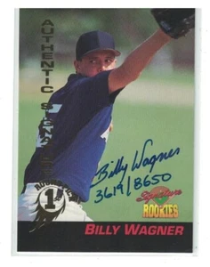 BILLY WAGNER 1994 Signature Rookies RC Autograph Card HOF Auto FREE SHIPPING! - Picture 1 of 2