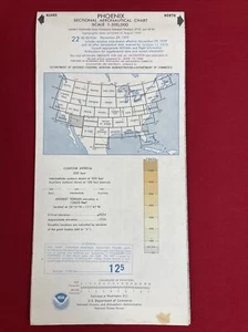 Mappa Aeronautica Sezionale PHOENIX Vintage 1979 22° Edizione - Foto 1 di 5