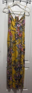 Maxi abito floreale intimamente gratuito FP donna S Through the Vine farfalla boho - Foto 1 di 18