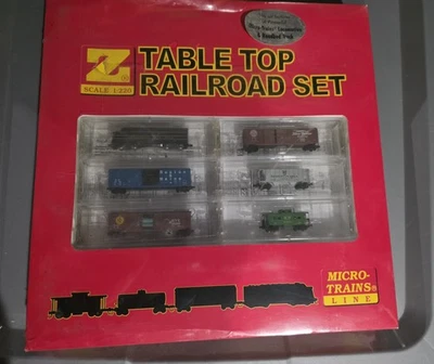 Micro-Trains Line Z Scale Table Top Railroad Set (New & Sealed) - Image 1 of 4